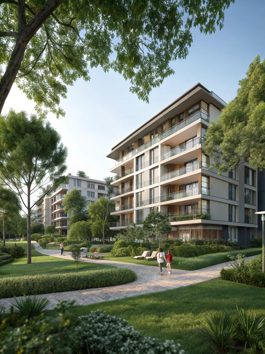 A well-managed property with happy tenants, representing the partnerships with property management operators.